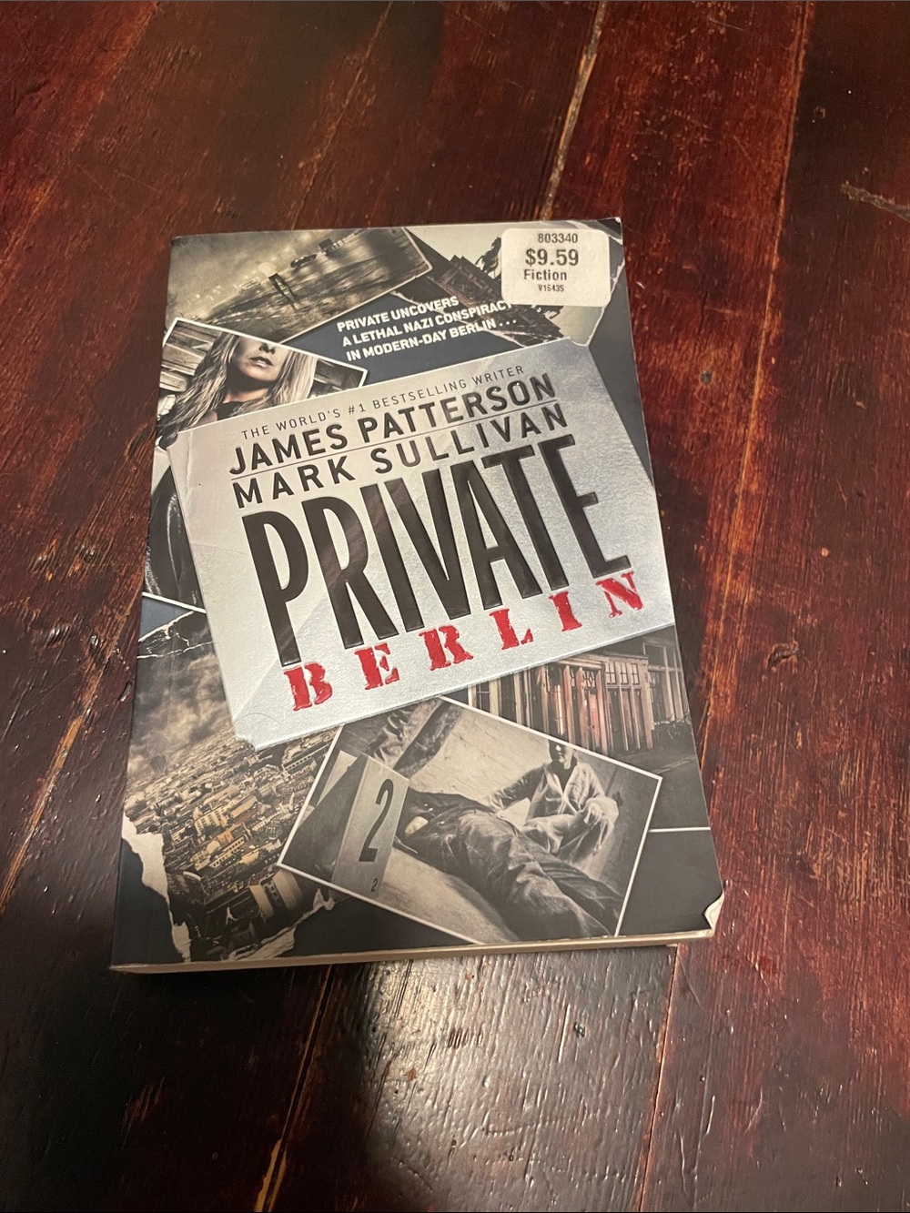 Private Berlin by James Patterson & Mark Sullivan - Black, White & Red Cover